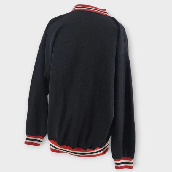 Lee Sport 1/4 Zip Pullover Men's XL Ohio State Football Mesh fleece Lined VTG - Picture 2 of 5